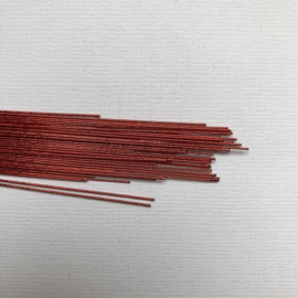Culpitt - Floral Wire 24 Gauge Metallic Rood (50 stuks)