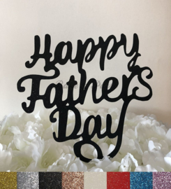 Taart Topper Carton "Happy Fathers Day" (1)