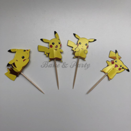Cupcake Toppers "Pokemon" (24 stuks)