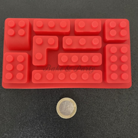 NieuwZeeland Afdeling Ambassade Siliconen Mal "Lego Stenen" (1) | Siliconen Mallen / Molds | Bake & Party