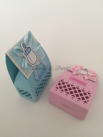 Giftbox "Babyfles" Blauw