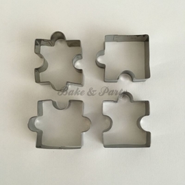 Cutter "Puzzelstukjes" (4 stuks)