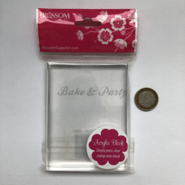 Blossom Sugar Art - Acrylic Block