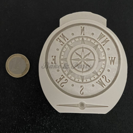 Siliconen Mal "Antique Compass"