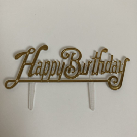 Cupcake Toppers "Happy Birthday" (5 stuks)