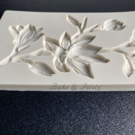 Siliconen Mal "Bloemen" (11)