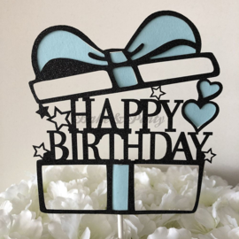 Taart Topper Carton "Happy Birthday" (18)