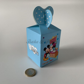 Traktatie Doosjes "Micky & Minnie Mouse" (2) Blauw