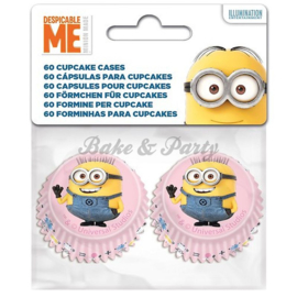 Stor - Mini Cupcake Cups Minions / Despicable Me