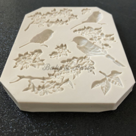 Siliconen Mal "Vogels" (2)