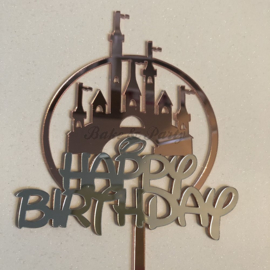 Taart Topper Acryl "Happy Birthday" (14)