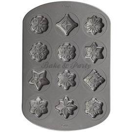 Wilton - Snowflake Cookie Pan - Non-Stick