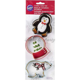 Wilton - Cookie Cutters Set - Polar (3 stuks)