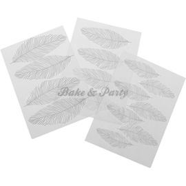 Texture Sheet Set Feathers (3 stuks)