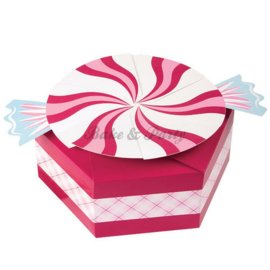 Wilton Peppermint Shaped Treat Boxes  (3 stuks) - 17,7 x 20,3 x 7,6 cm