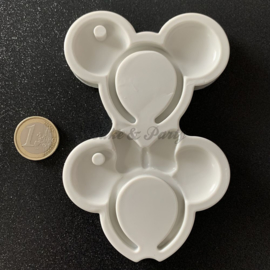 Siliconen Mal "Mickey & Minnie Mouse"