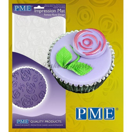 PME - Impression Mat - Fantasy Rose Design