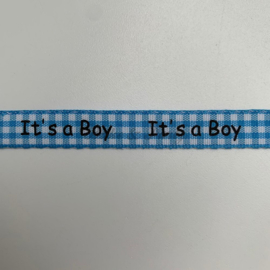 Decoratie Lint "It's A Boy" (2)