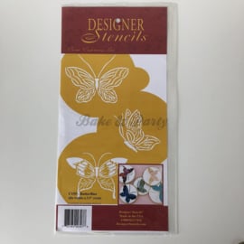 Designer Stencils - "Butterflies" (3 stuks)
