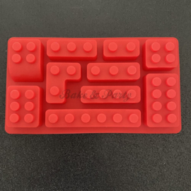 Siliconen Mal "Lego Stenen" (1)