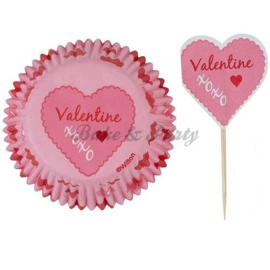 Wilton - Pink Damask Valentine Combi Pack