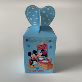 Traktatie Doosjes "Micky & Minnie Mouse" (2) Blauw