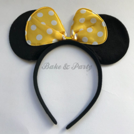 Diadeem "Minnie Mouse" (Gele Strik)