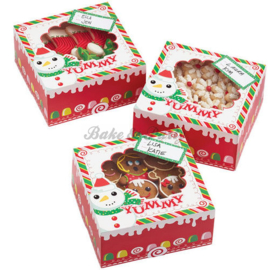 Wilton Treat Box Frosted Fun (3 stuks) - 15,8 x 15,8 x 7,6 cm