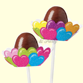 Wilton - Assorted Heart Stars Pops Wraps (8 sets)