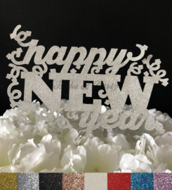 Taart Topper Carton "Happy New Year" (2)
