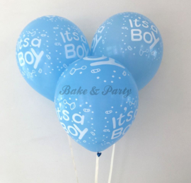 Latex Ballonnen "It's A Boy" (20 stuks)