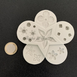 Siliconen Mal "Bloemen" (3)