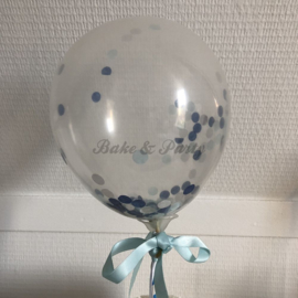 Taart Topper "Ballon" (1) Blauw