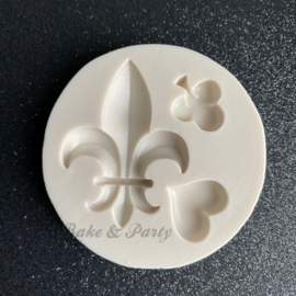 Siliconen Mal "Fleur de Lis"