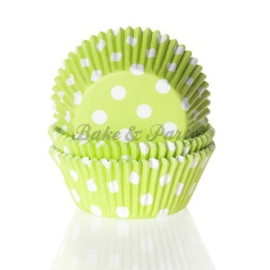 House Of Marie - Polkadot Limegreen