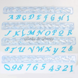 FMM  - Alphabet Tappits Upper Case Script (4 stuks)