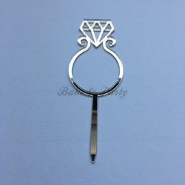 Cupcake Toppers "Mirror Ring" (5 stuks)