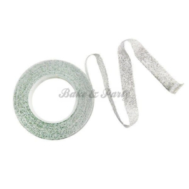 PME - Sparkle Tape White / Silver Sparkle