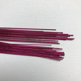 Culpitt - Floral Wire 24 Gauge Metallic Fuchsia (50 stuks)