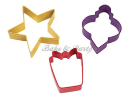 Wilton - Cookie Cutters Set - Holiday (3 stuks)