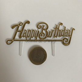 Cupcake Toppers "Happy Birthday" (5 stuks)