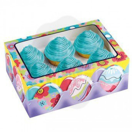 Wilton Easter Egg Mini Cupcake Boxes (3 stuks) - 17,7 x 12,7 x 6,3 cm