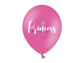 Latex Ballonnen "Princess" Pastel Hot Pink (10 stuks)