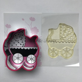 Blossom Sugar Art - Cutter & Stamp Baby Pram