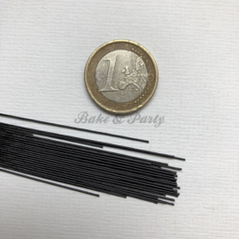 Culpitt - Floral Wire 24 Gauge Zwart (50 stuks)