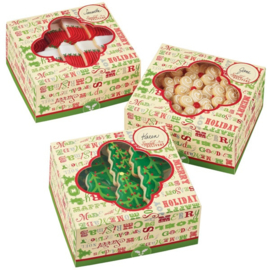 Wilton Treat Box Homemade for the Holidays  (3 stuks) - 15,8 x 15,8 x 7,6 cm