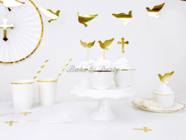 Cupcake Toppers "First Communion" (6 stuks)