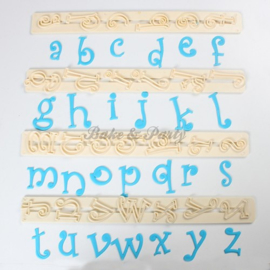 FMM  - Alphabet Tappits Lower Case Funky (4 stuks)