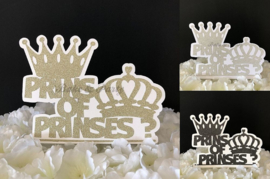 Taart Topper Carton "Prins of Prinses?"