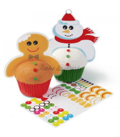 Wilton Fun Pix - Christmas Cupcake Costumes (12 stuks)